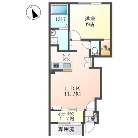 Fleuve(フルーヴ)の物件間取画像